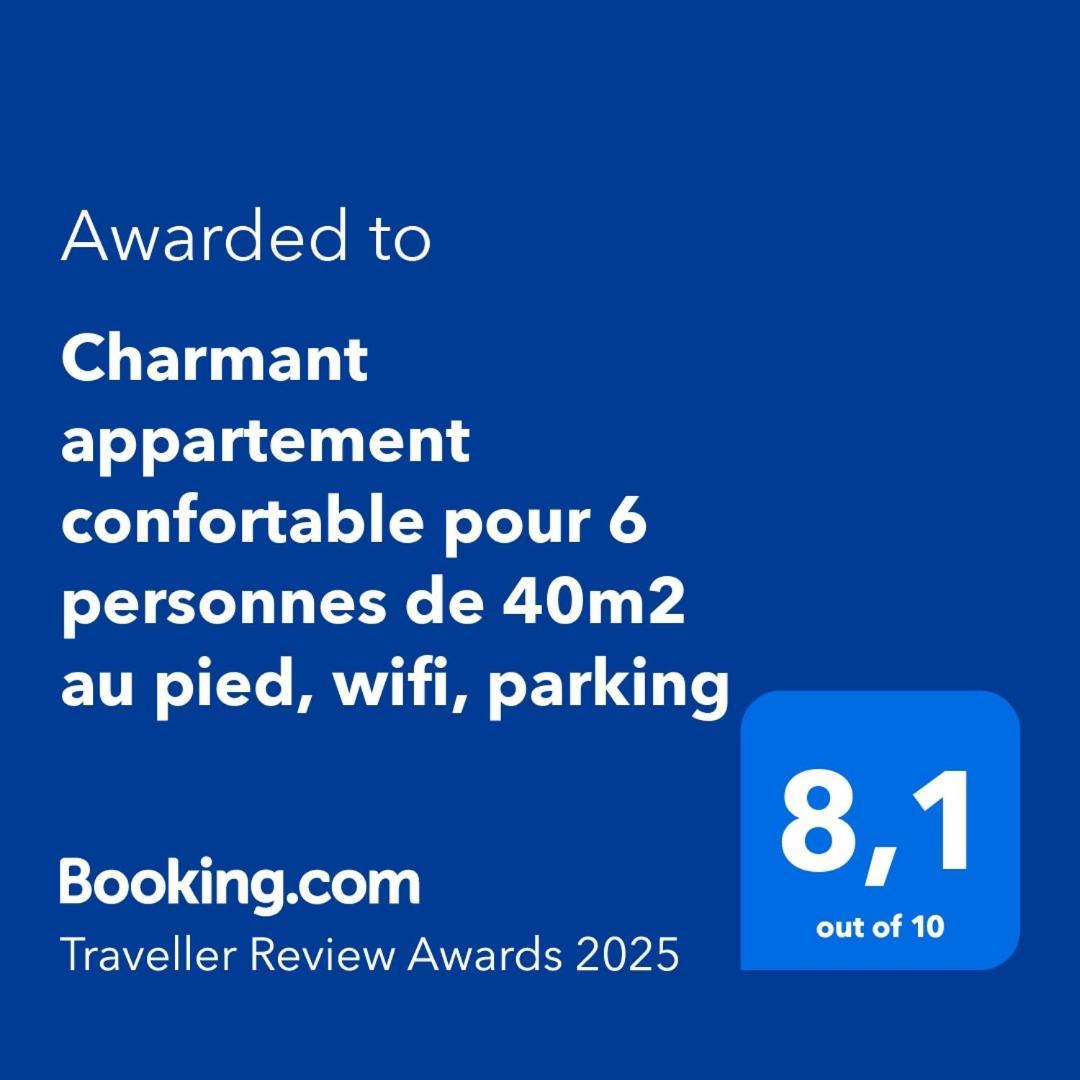 Charmant Appartement Confortable Pour 6 Personnes 40M2 Pied Pistes, Piscine, Wifi, Parking Chamrousse Exteriér fotografie